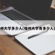 福州大学多少人(福州大学有多少人口)