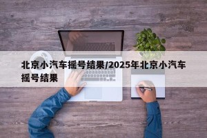 北京小汽车摇号结果/2025年北京小汽车摇号结果